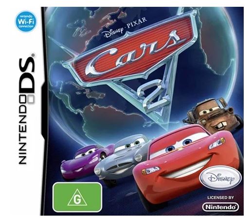 Nintendo DS Disney Pixar Cars 2, Very Good Condition With Case + Manual