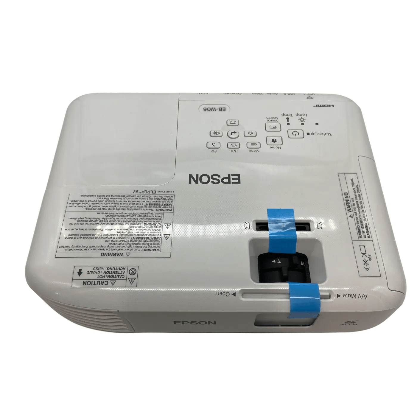 EPSON Multimedia Projector H973B With Remote And Accessories