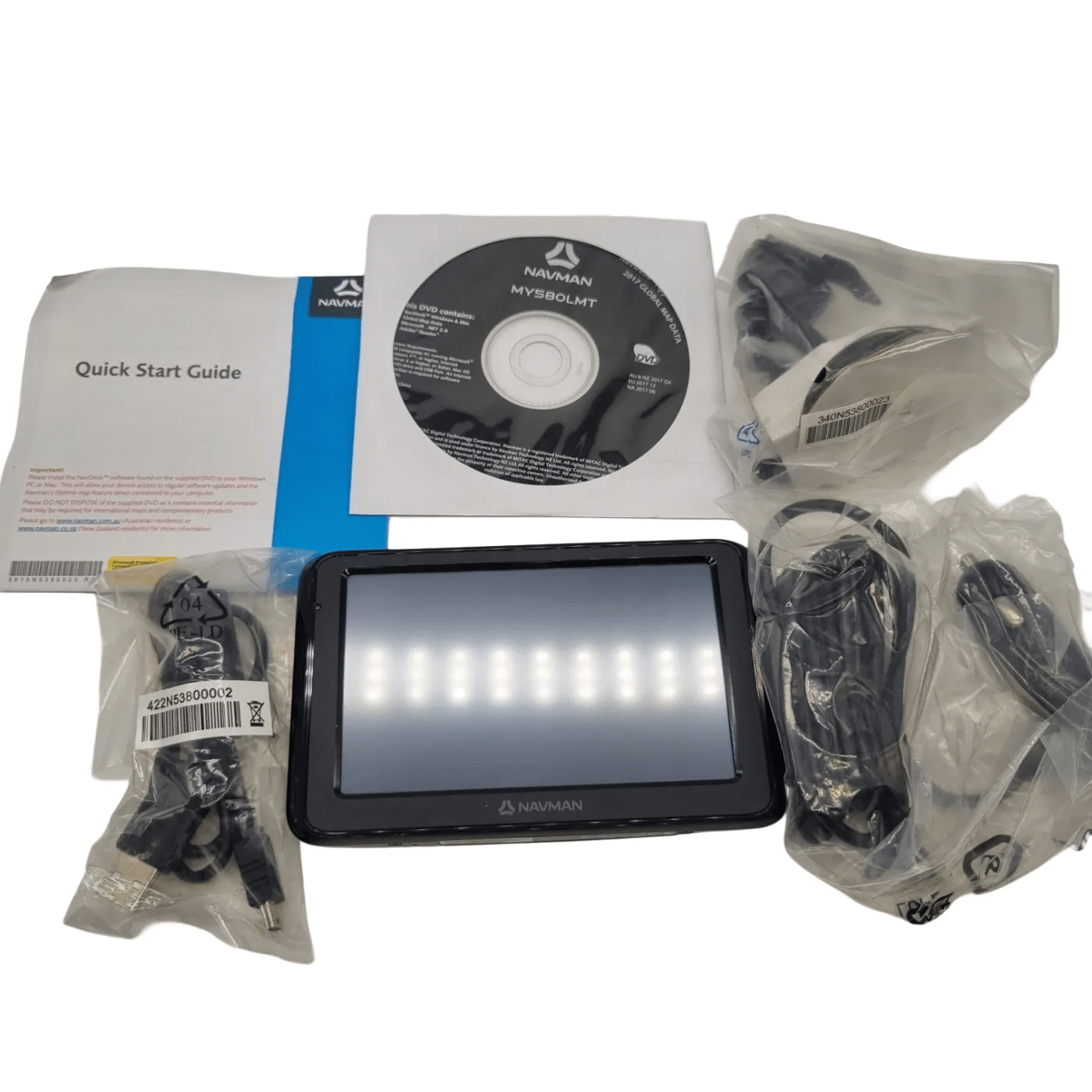 Navman MY580MT Dashcam In Box + Mount + Car Adaptor + Manual +  USB (WR 1349208)