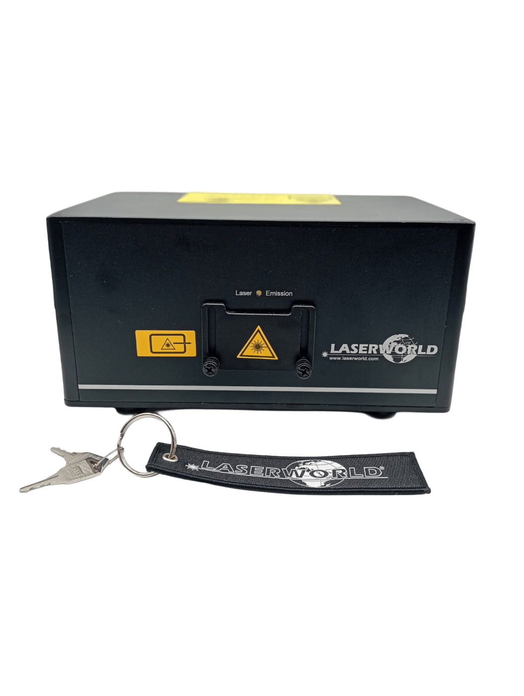 LaserWorld CS-1000RGB Mk3 Laser Beam – In box + Keys + Manual + Cables