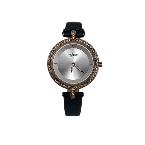 Eclipse 2015717 Ladies Round White Dial Blue Band Watch