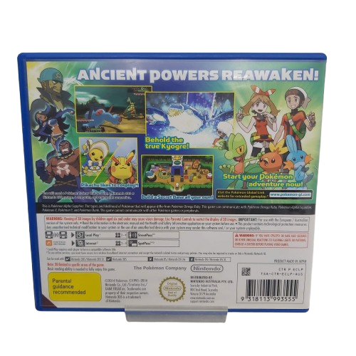 Pokemon Alpha Sapphire Nintendo 3DS in case (NA)