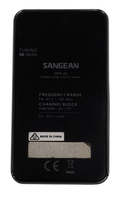 SANGEAN DPR-35 DAB+ DIGITAL POCKET RADIO