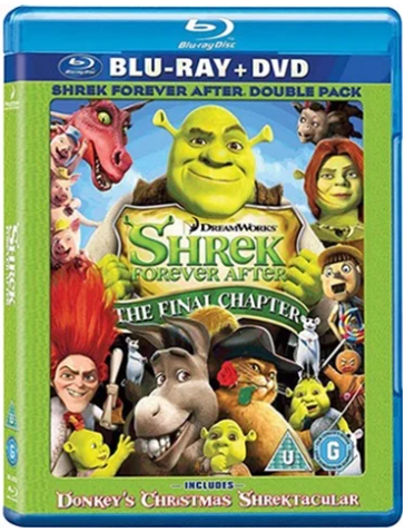Shrek Forever After The Final Chapter Blu Ray + DVD – Very Good Condition