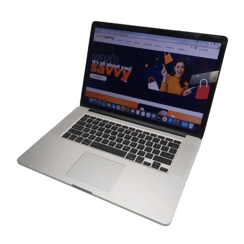 Apple MacBook Pro Silver 256GB 15-inch Mid 2015 With Case and Charger A1398