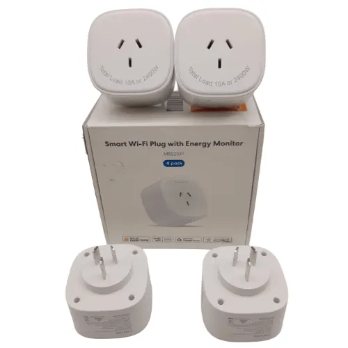 Meross Smart Wifi Plug with Energy Monitor MSS210P 4 Pack As new In Box