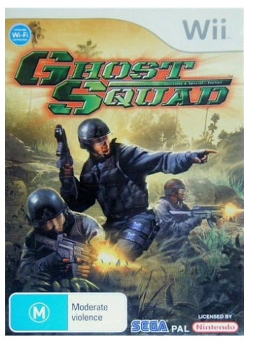 Ghost Squad Wii Game Good With Manual