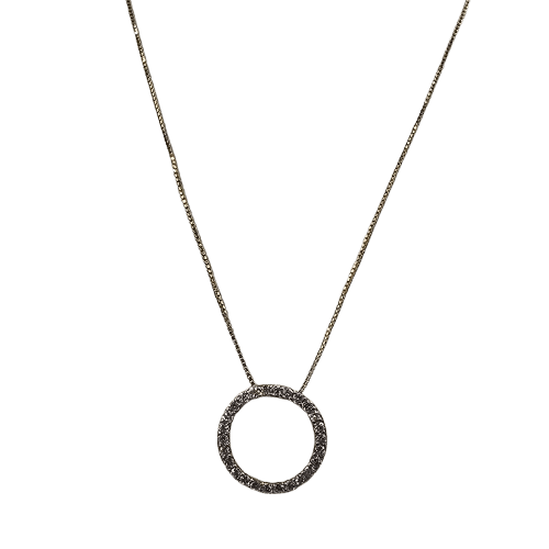 Ladies 18ct Rose Gold Claw Set Round Diamond Pendant & Box Chain 0.30ct TDW 41cm With Valuation (MR)