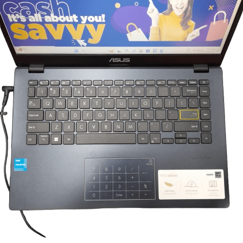 Asus 14″ Vivobook Go Celeron/4/128GB Laptop & Charger