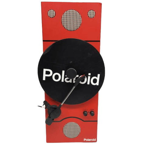 Polaroid PL3266TB Wall-Mounted Bluetooth Turntable with Power Adapter (LN)