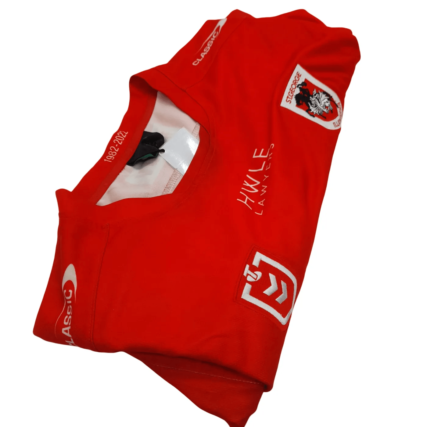 NRL Athentics St George Illawarra Dragons Jersey 1982-2022 Size: 2XL (WR 1350570)