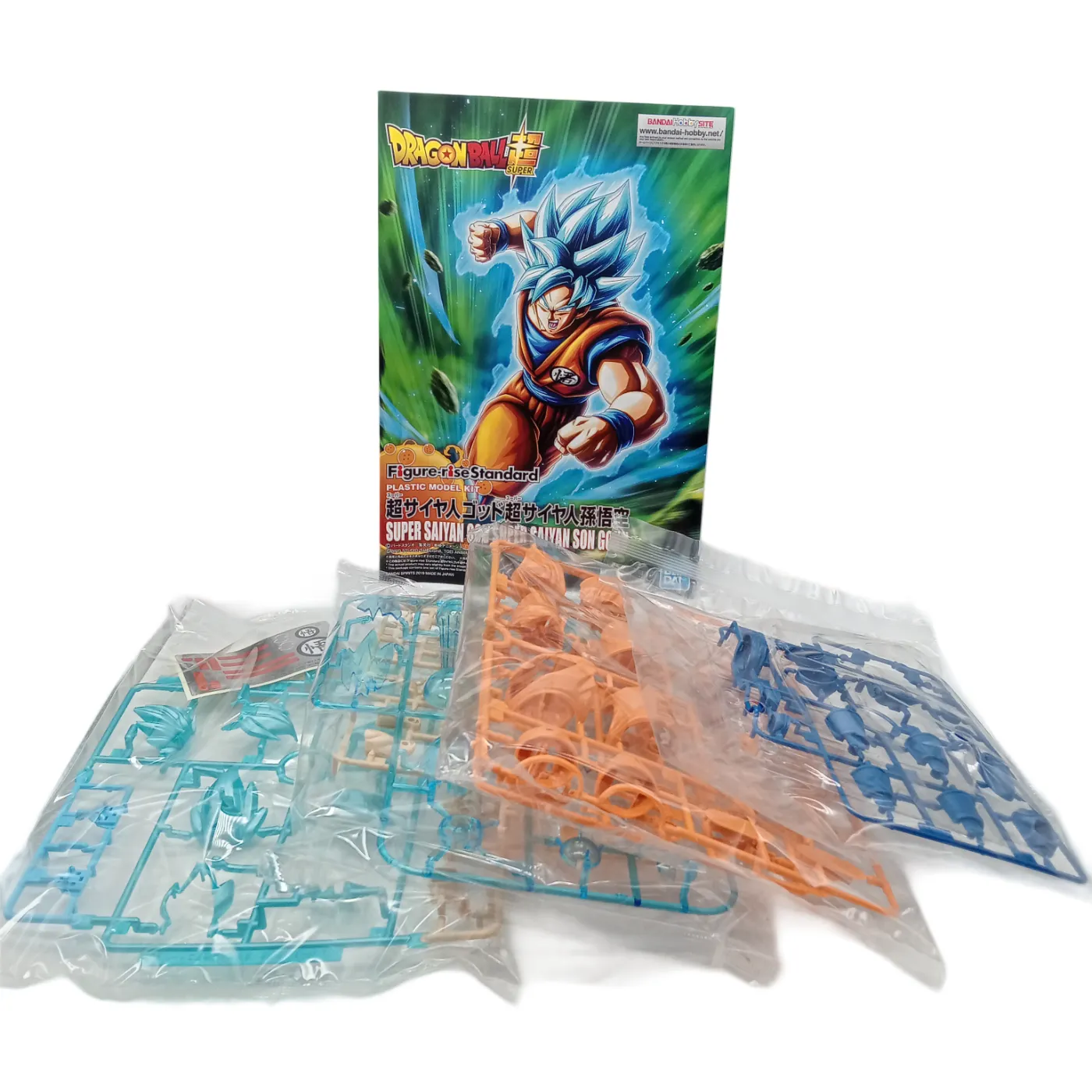 Bandai Figure-Rise Standard Dragon Ball Z – Super Saiyan God Super Saiyan (SSGSS) Son Goku (Model Kit, All Pieces Sealed)