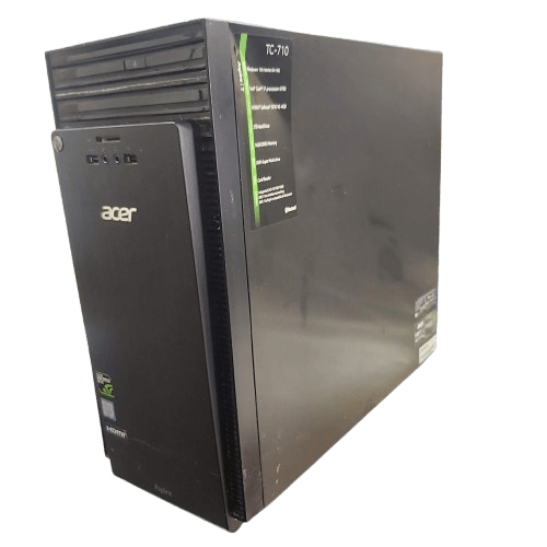 **LOCAL PICK UP ONLY** Acer TC-710 Desktop PC, Black, i7-6700, 16GB RAM, 2TB HDD, GTX745, Linux Mint 22.1 Cinnamon HAS PASSWORD, With Power + HDMI Cables **LOCAL PICK UP ONLY** (NA)
