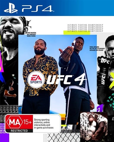 EA Sports UFC 4 Playstation 4 Game, Very Good Condition, No Manual (CP 1233264)