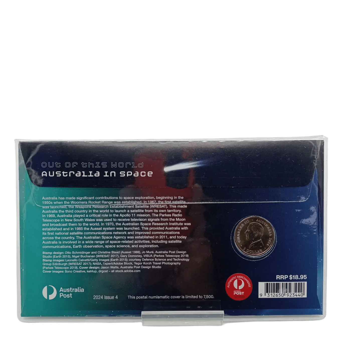 Australia Post Coin & Stamp: Out Of This World – Australia In Space (WR 1355910)