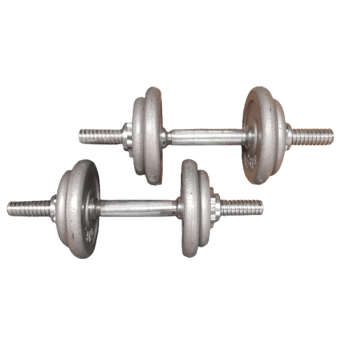 Cast Iron Dumbbell Set – Pair with Plates – Pickup Only (GE 1345804)