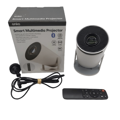 Anko Smart Multimedia Projector JLR-79915 In Box With Power Cord And Remote – Good Condition (CP-1352843)