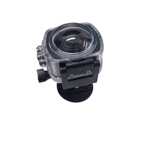 Qaction Camera 360AC-FHD With Accessories & Charger