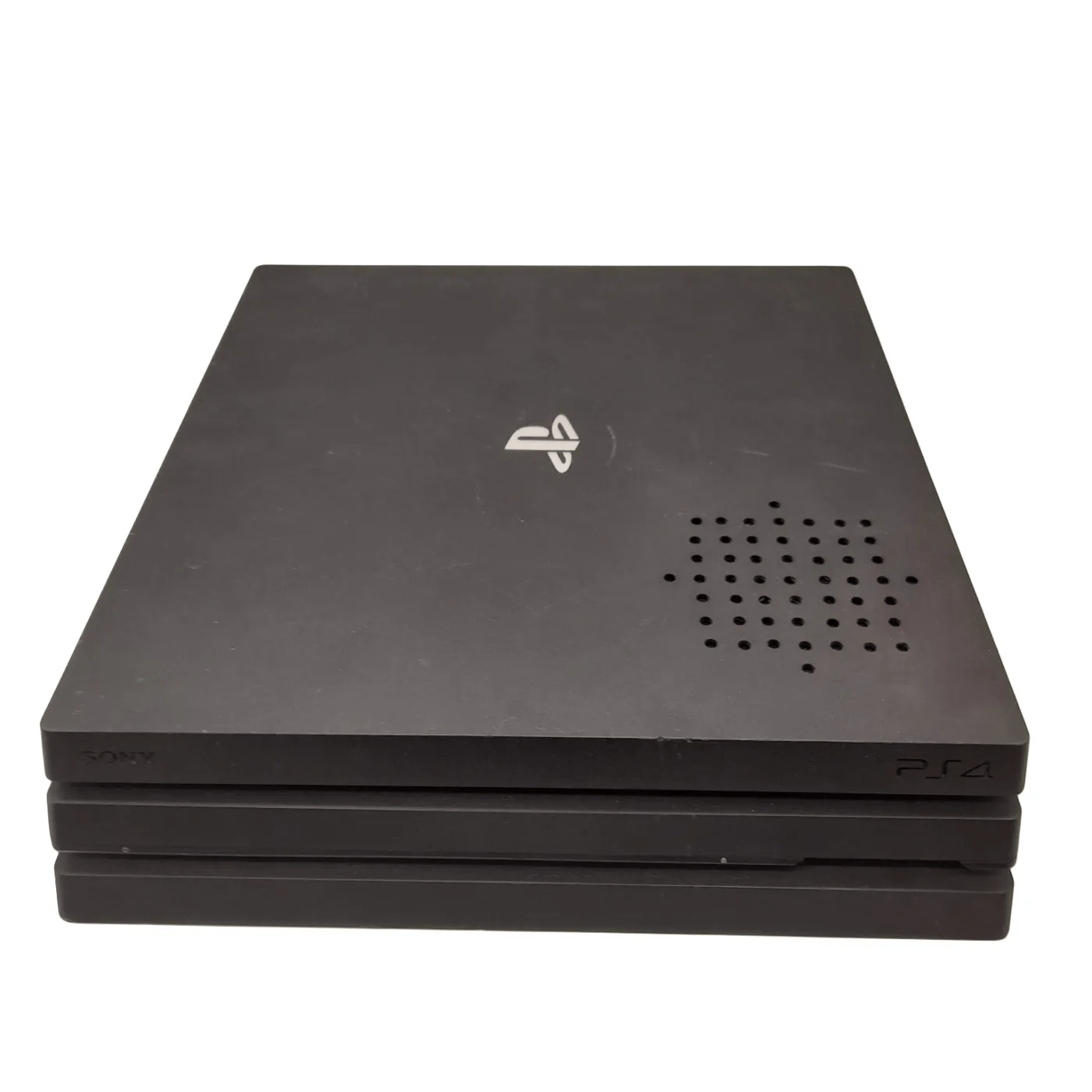 Sony Playstation 4 Pro 1TB Console – CUH-7002B + Controller + Power + HDMI *Missing Plastic Back Plate* (WR 1345992)