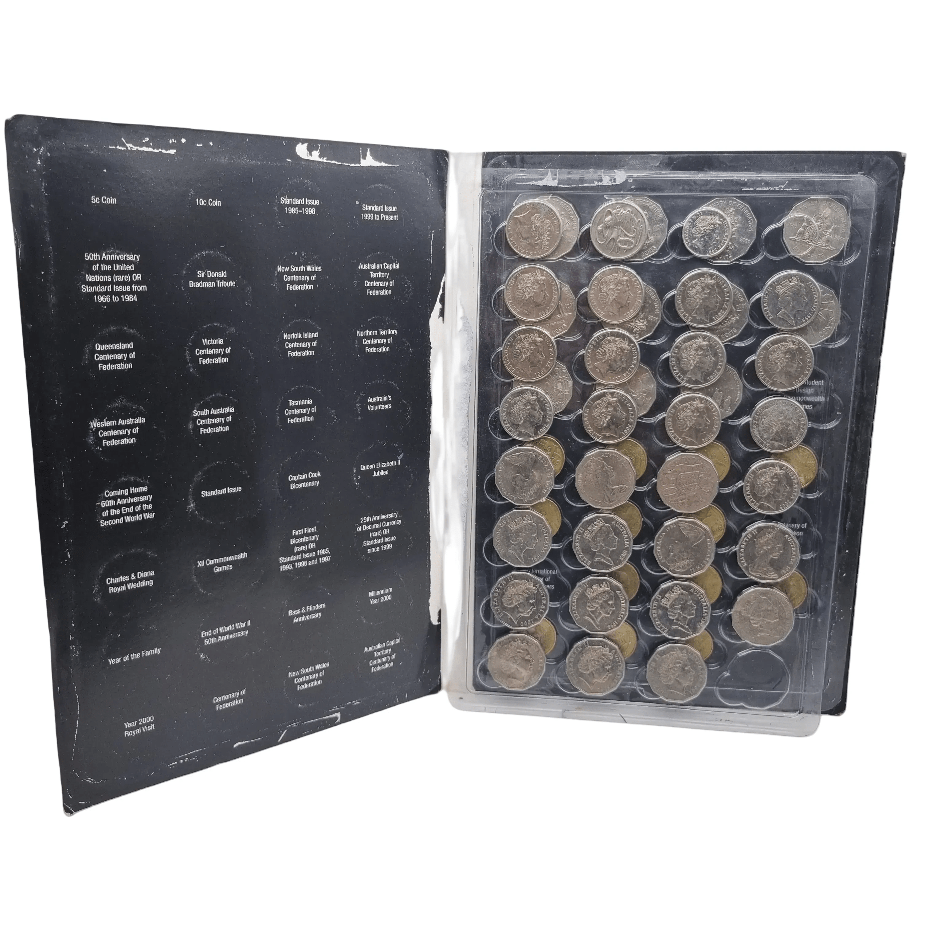 Scholastic Ultimate Coin Collection Deluxe Edition – 59 Coins (Missing Four Coins – One Page No Longer Attached)