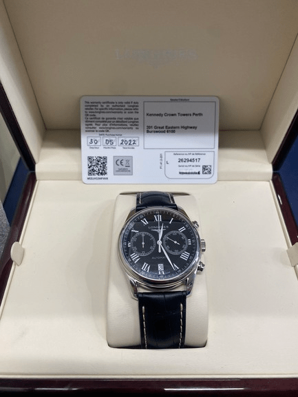 Longines Master Collection Chronograph Automatic 40 mm watch Full Set L2.629.4.51.7