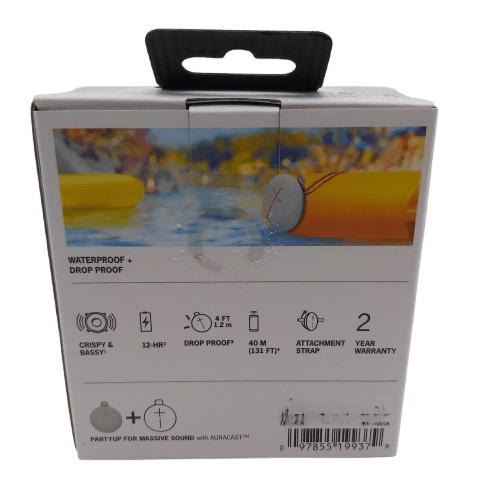 Ultimate Ears Miniroll Bluetooth Portable Speaker Grey – Like New In Box  (CP-1345988)
