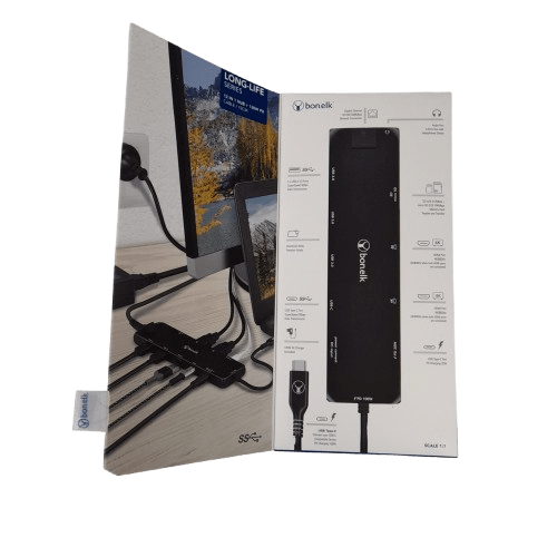 Bonelk USB-C 12in1 Multiport Powered Hub