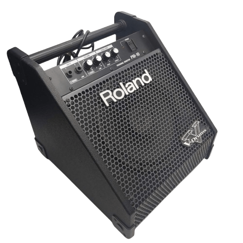 Roland Amplifier PM-10 Black With Power Cable (NA 1345205) * PICKUP ONLY*