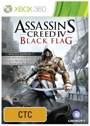 Assassin’s Creed IV Black Flag Xbox 360 Game – Acceptable Condition With Manual