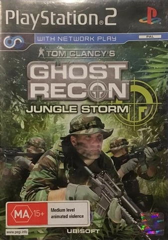 Tom Clancy’s Ghost Recon : Jungle Storm PlayStation 2 Game – Very Good With Manual