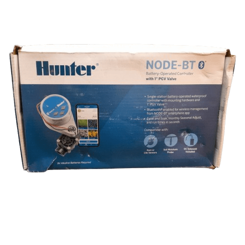 Hunter NODE-BT Bluetooth Battery Powered Irrigation Controllers In Box