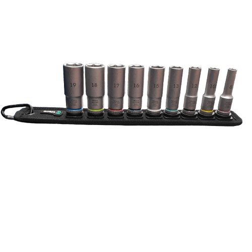 Wera Belt B Deep 1 3/8” 9Pce Socket Set Like New