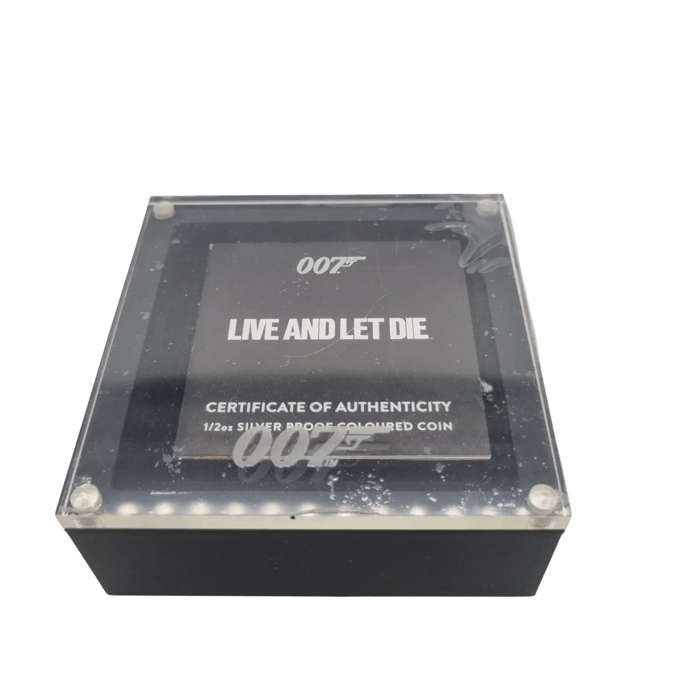 Live and Let Die 1/2 oz Silver Proof Coloured Coin – Perth Mint Australia – Official James Bond 007 Collector’s Edition