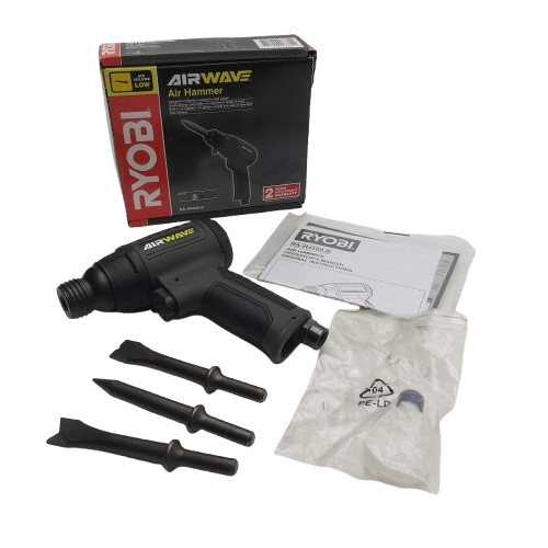 Ryobi Air Hammer RA-H4500-B, Grey, Good Condition, With Box, 3x Bits, Manual, Oil (NA)