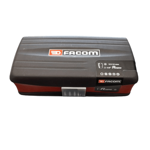 Facom 38-Piece Metric 1/4 in Standard Socket/Bit Set with Ratchet
