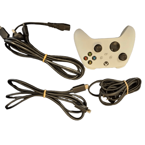 Xbox One S With Power Cord Andfd HDMI + White Wireless Controller (JN-58027)