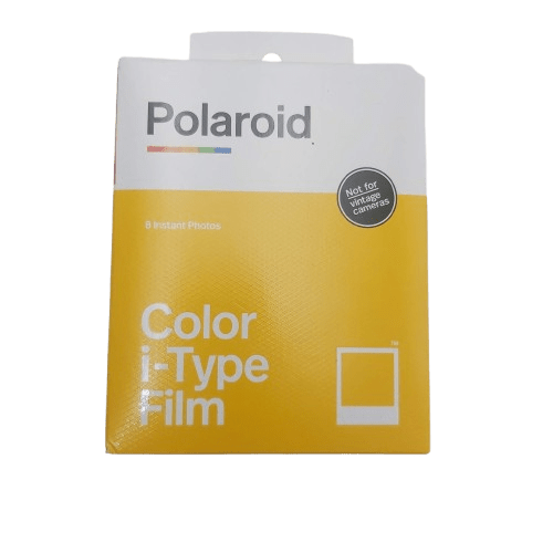 Polaroid Now I-Type Instant Camera 009028, Black, Like New, Sealed In Box, With Manual, USB Cable, Neck Strap + 8pk Films (NA 1354711)