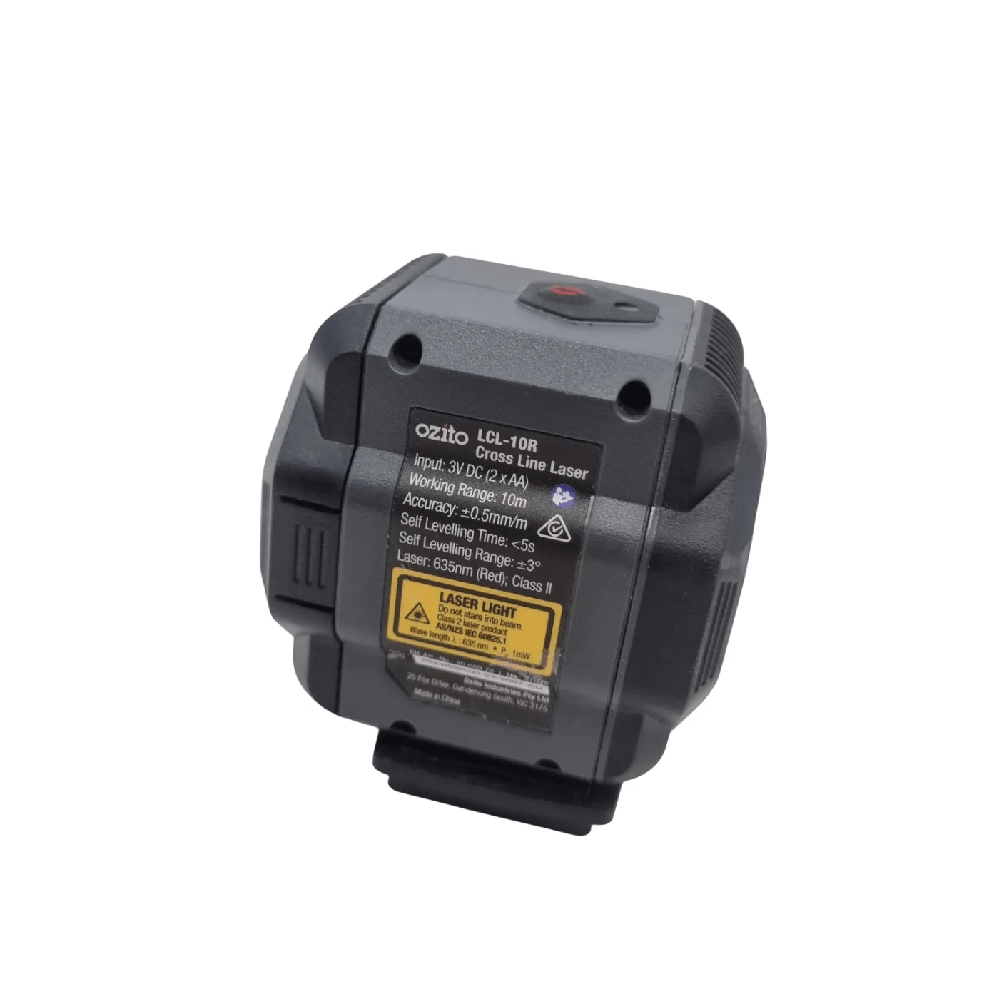 Ozito 10m Range Cross Line Laser LCL-10R *Missing Stand* (WR)