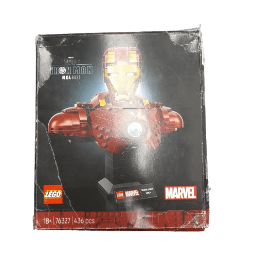 Marvel Studios Lego Iron Man MK4 Bust Box Damaged (JN)