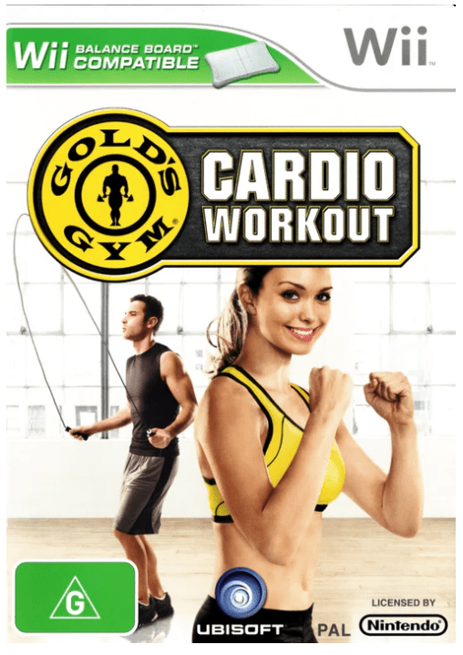 Cardio Workout Wii Game Good Condition With Manual
