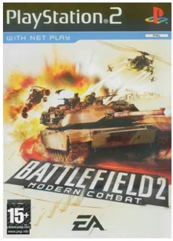 Battlefield 2 Modern Combat Playstation 2 Game Average Condition With Manual