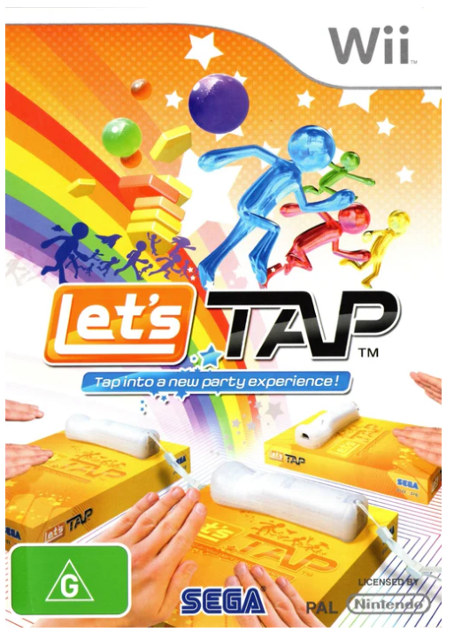Lets Tap Wii Game Acceptable With Manual