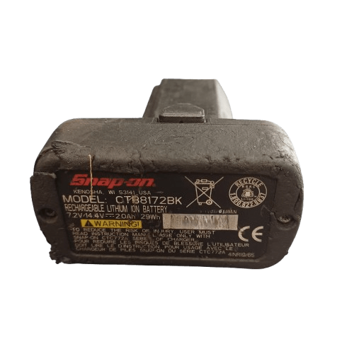 Snap-On Tools 7.2/14.4V 2.0Ah Lithium Ion Battery CTB8172BK, Fair Wear + Tear (WR)