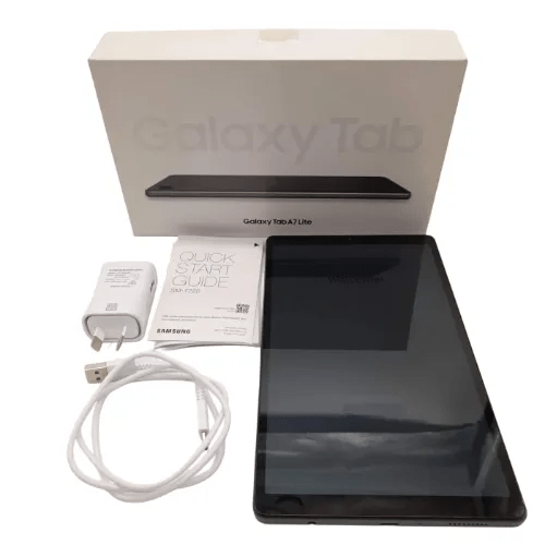 Samsung Galaxy Tab A7 Lite SM-T220 32GB Wi-Fi Black/Grey + Box  (WL 1334825)