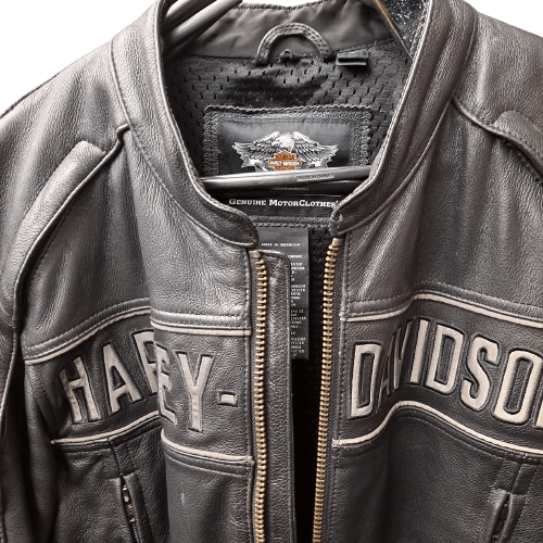 Genuine Harley-Davidson Leather Jacket Size Large Mens