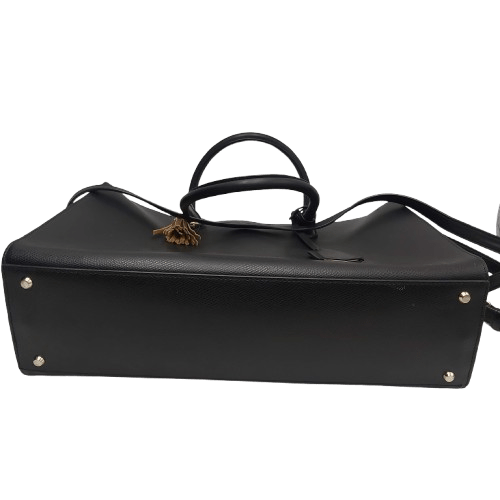 Oroton Handbag Muse 15 Worker Tote with laptop sleeve Black