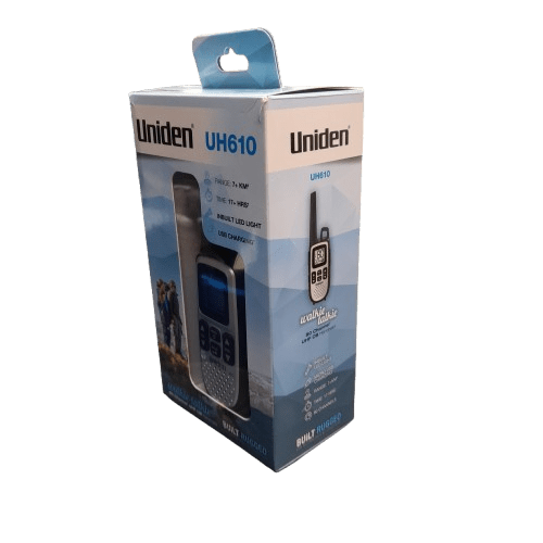 Uniden UH610 1 Watt UHF Handheld Adventure 2-Way Radio – Like NEW & UNOPENED