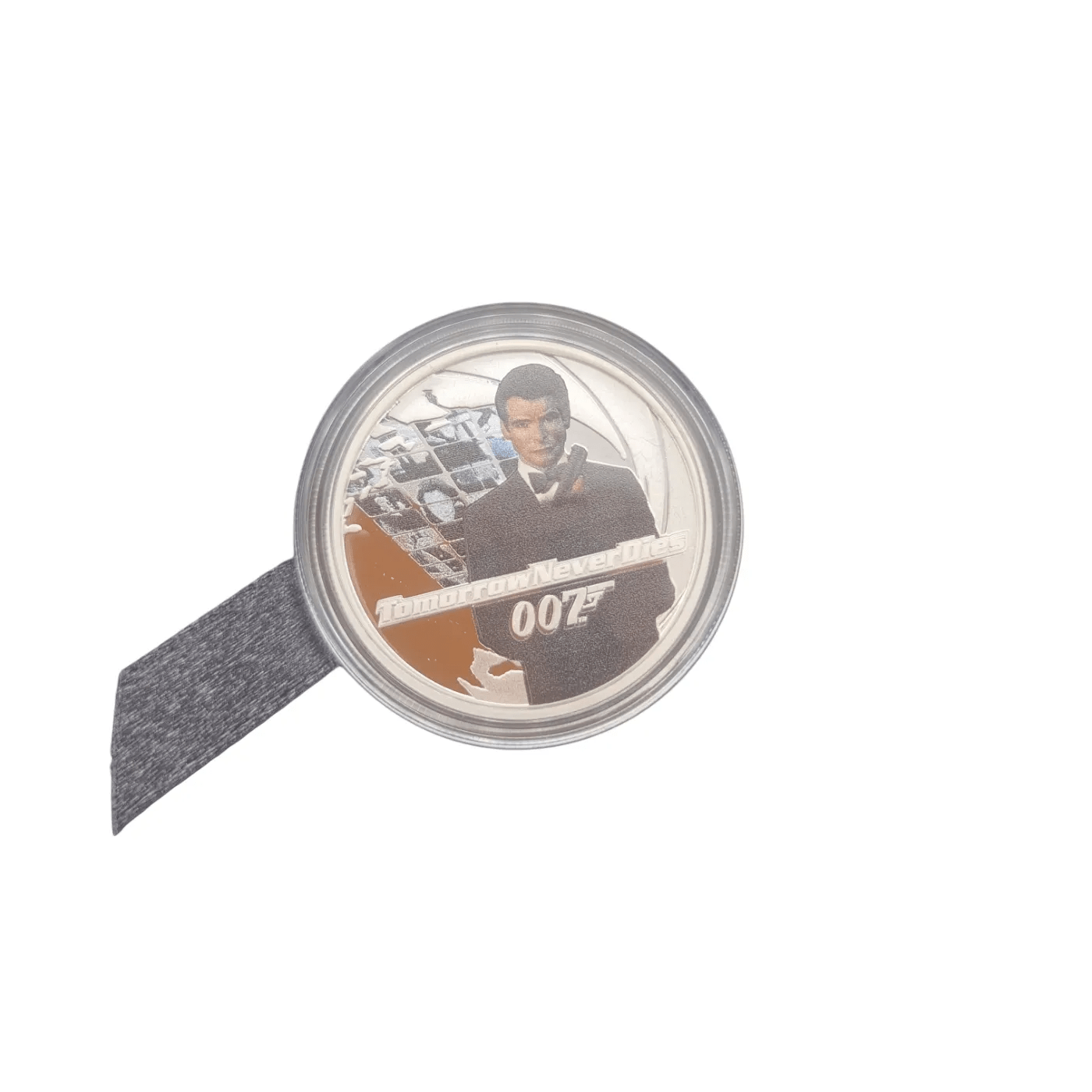 Tomorrow Never Dies 1/2 oz Silver Proof Coloured Coin – Perth Mint Australia – Official James Bond 007 Collector’s Item