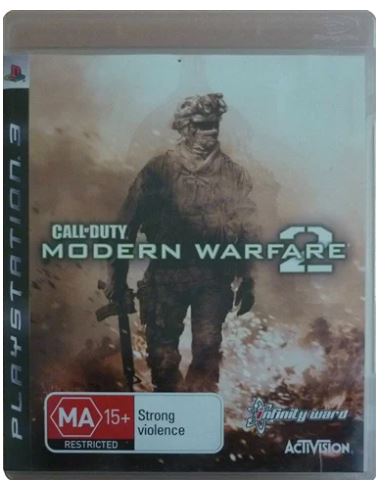 Call Of Duty Modern Warefare 2 Playstation 3 Game Good Condition With Manual