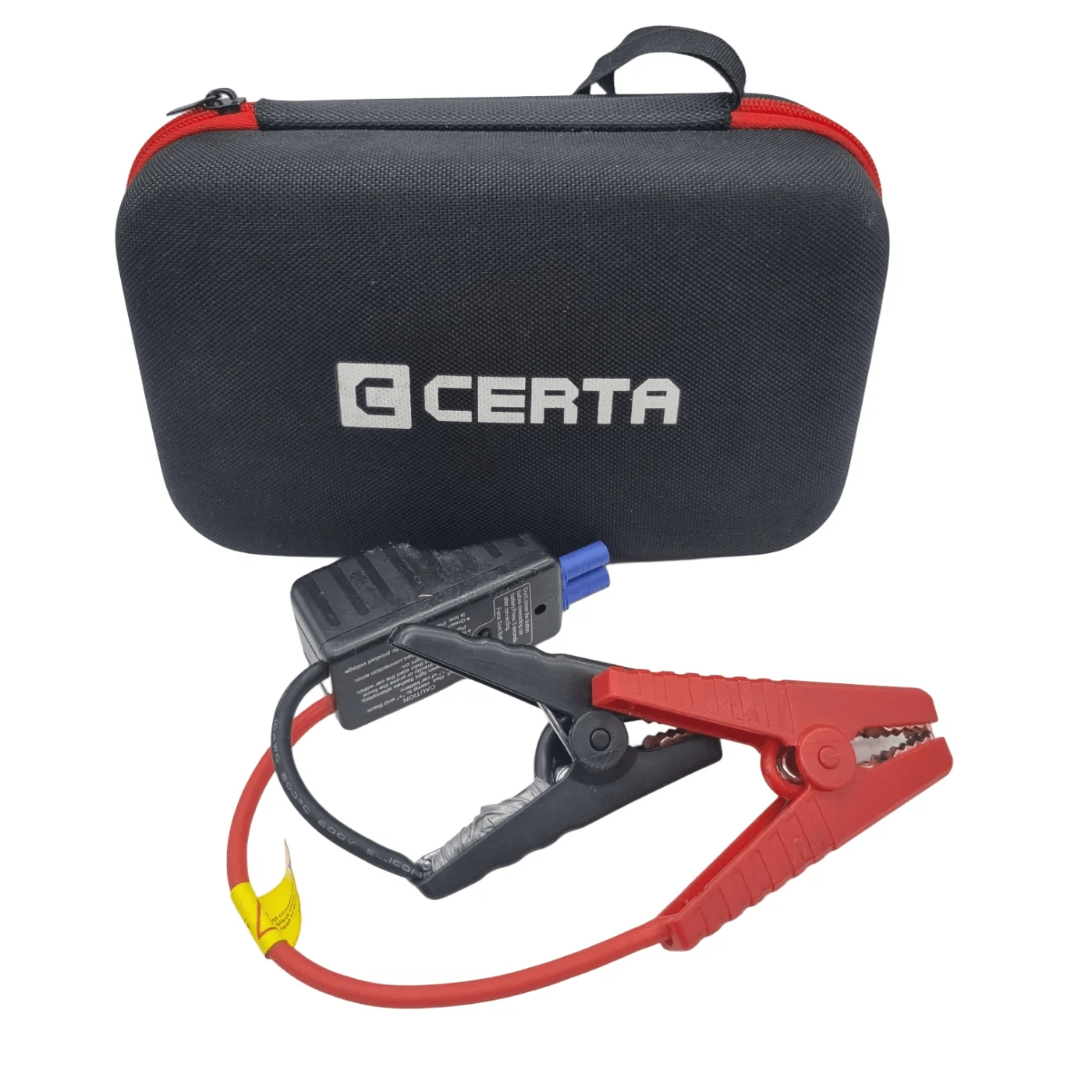 Certa 16000mAh Water Resistant Portable Jump Starter + Case + Jumper Cables